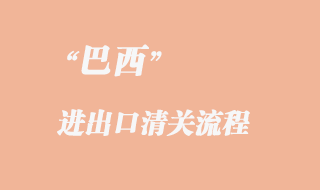 巴西進(jìn)出口報關(guān)流程