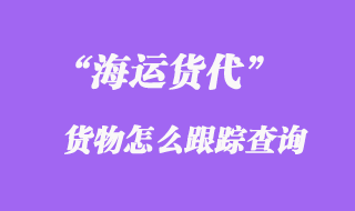 海運(yùn)貨物怎么跟蹤查詢(xún)_全球海運(yùn)公司官網(wǎng)貨物跟蹤查詢(xún)地址