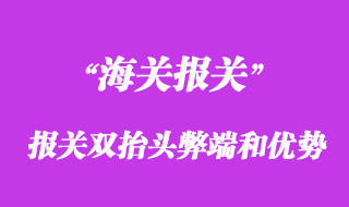 進(jìn)口報(bào)關(guān)雙抬頭弊端和優(yōu)勢(shì)_選擇雙抬頭報(bào)關(guān)原因？