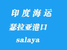 印度海運港口:瑟拉亞(salaya)港口